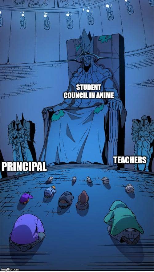 meme anime tentang OSIS