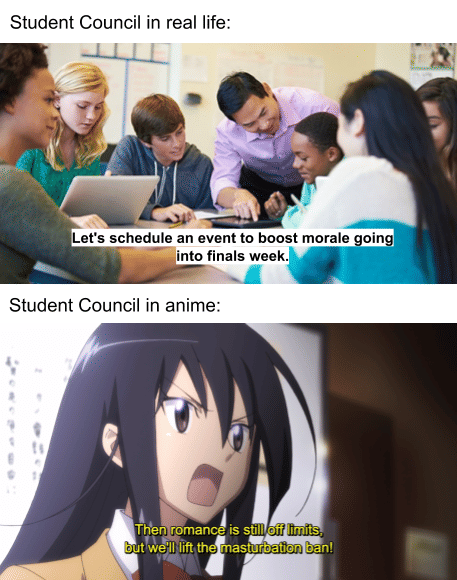 meme anime tentang OSIS