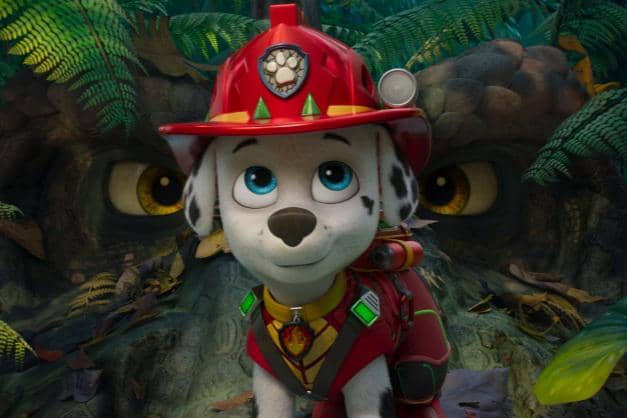 adegan dalam film Paw Patrol: The Dino Movie