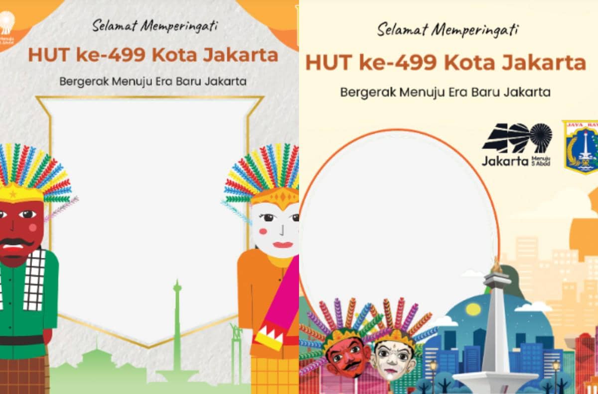 Twibbon HUT Jakarta ke-499