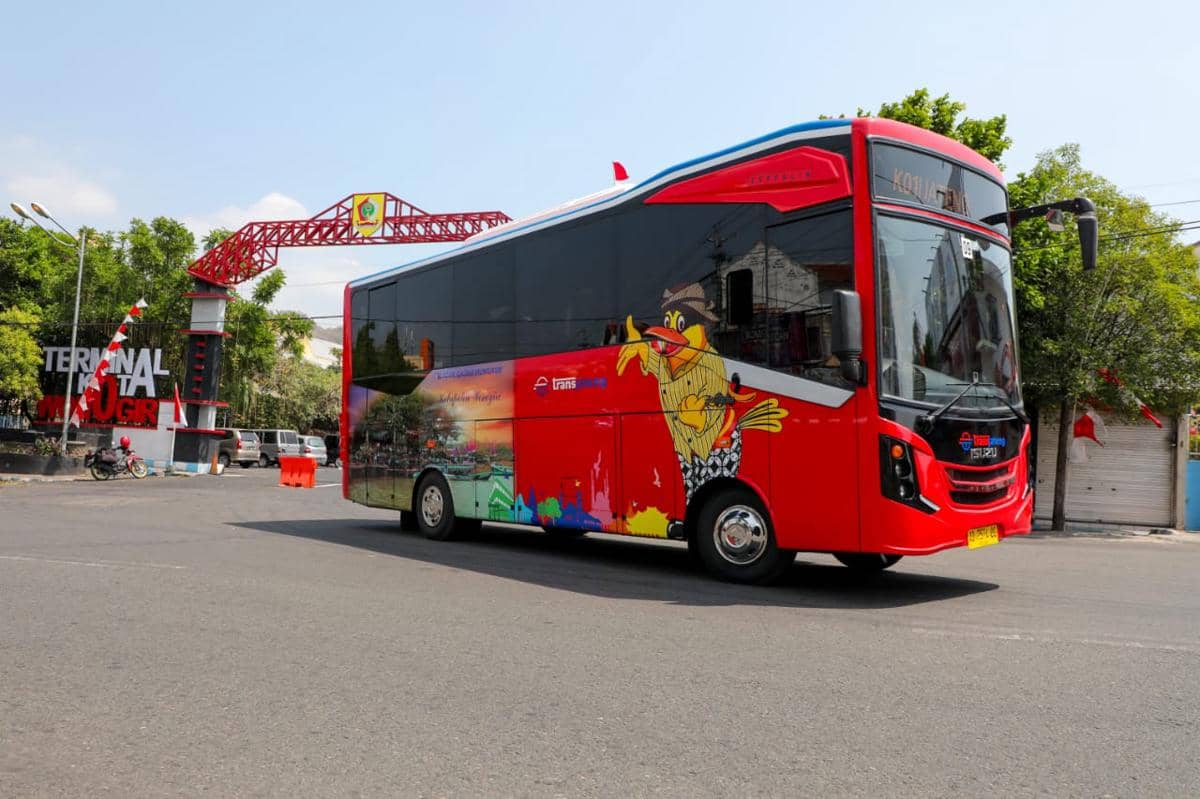 Daftar Lokasi Halte Pemberhentian Bus Trans Jateng Rute Magelang Purworejo