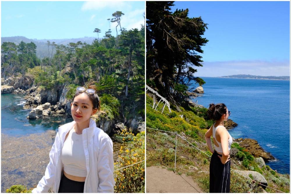 7 Potret Natasha Wilona Mengunjungi Cagar Alam Point Lobos, California