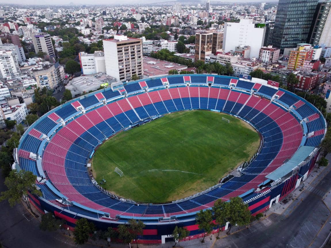 ilustrasi stadion di Meksiko