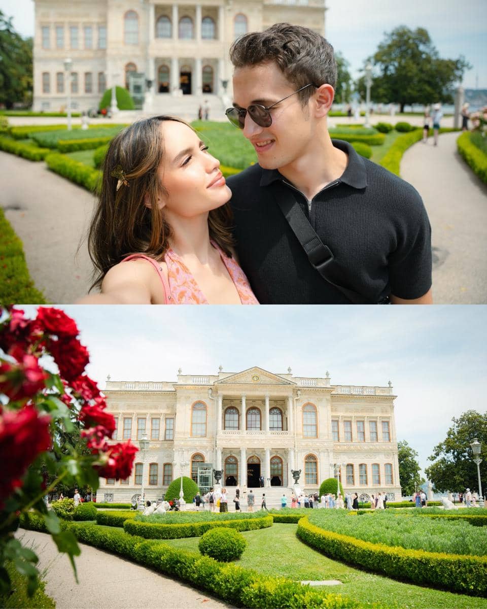 Cinta Laura mengunjungi istana Dolmabahçe di Istanbul