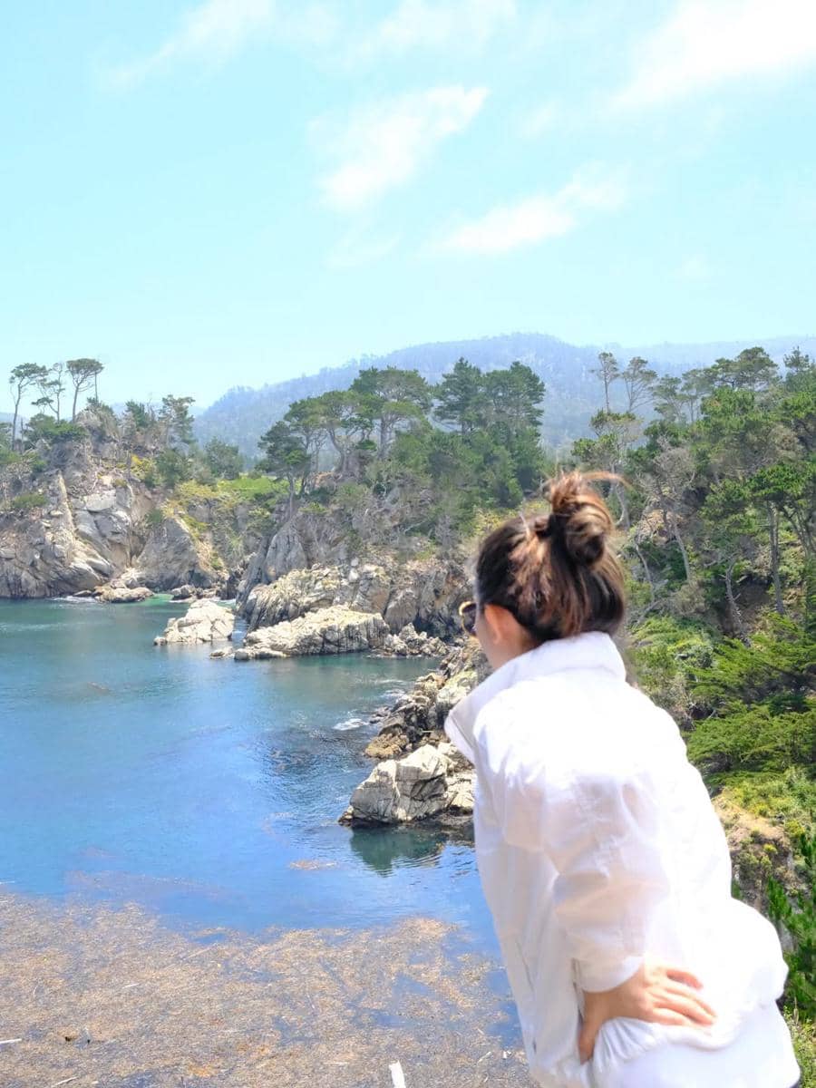 Natasha Wilona mengunjungi cagar alam Point Lobos