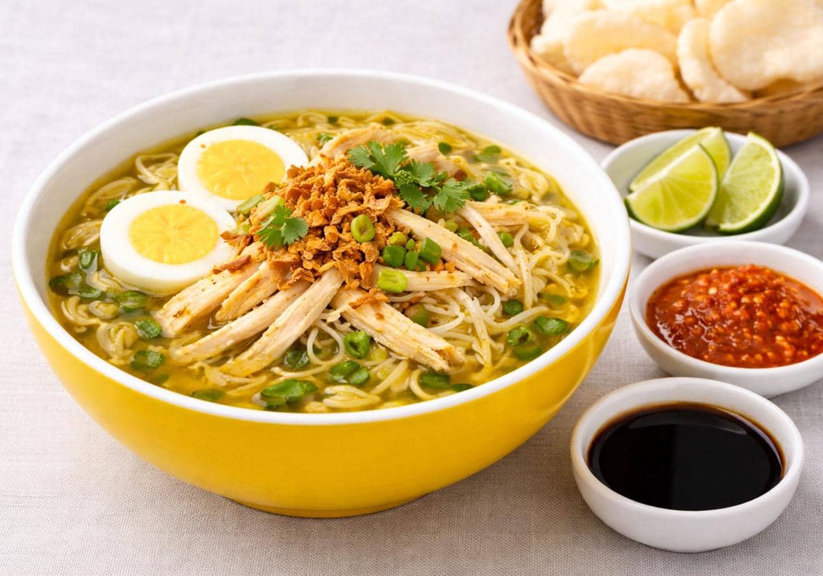 Ilustrasi soto ayam 