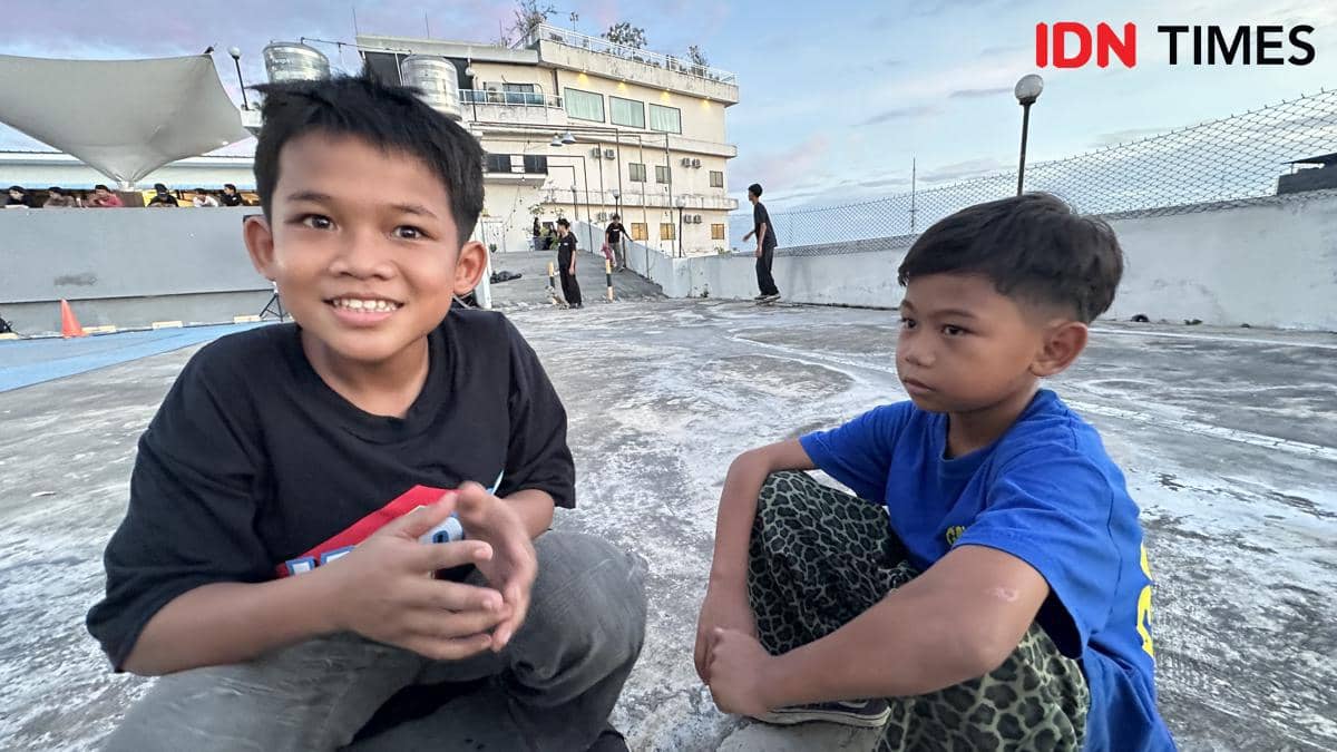 Kisah Dua Skater Cilik di Kalbar, Ikut Adu Skill di Skateboarding Day