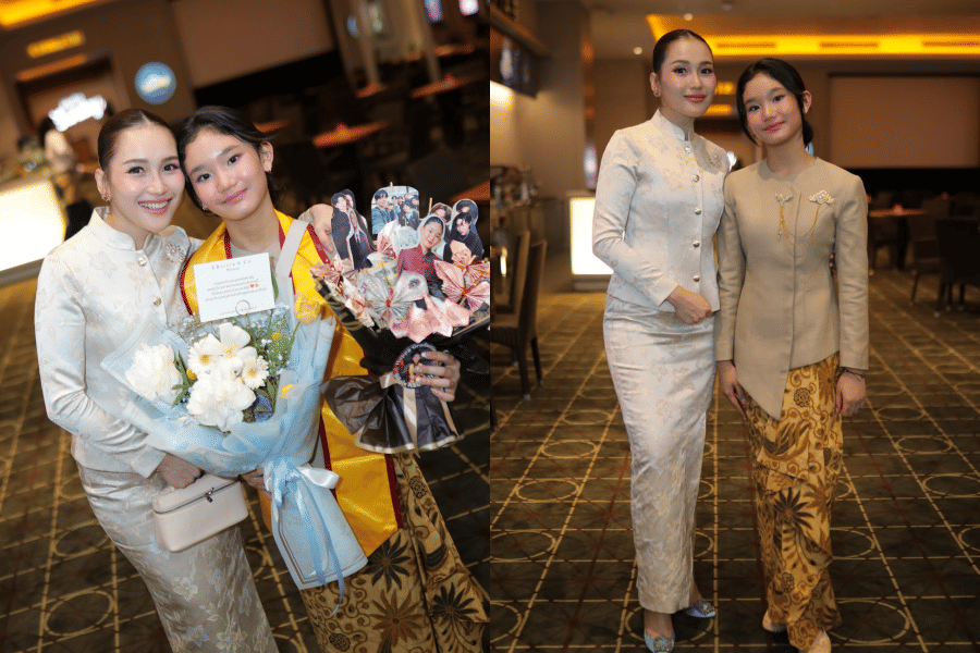 Detail Gaya Elegan Ayu Ting Ting saat Hadiri Wisuda Bilqis