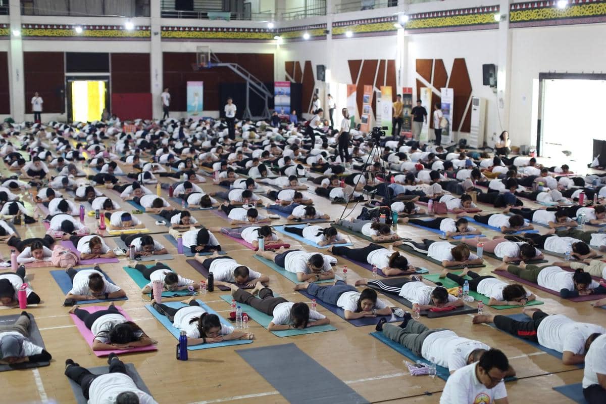 Hari Yoga Internasional, 500 Warga Medan Satukan Semangat Sehat