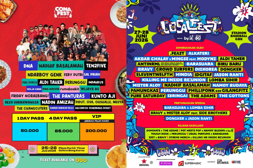 Daftar Event Jakarta di Akhir Pekan 27-28 Juni 2026, Banyak Konser!