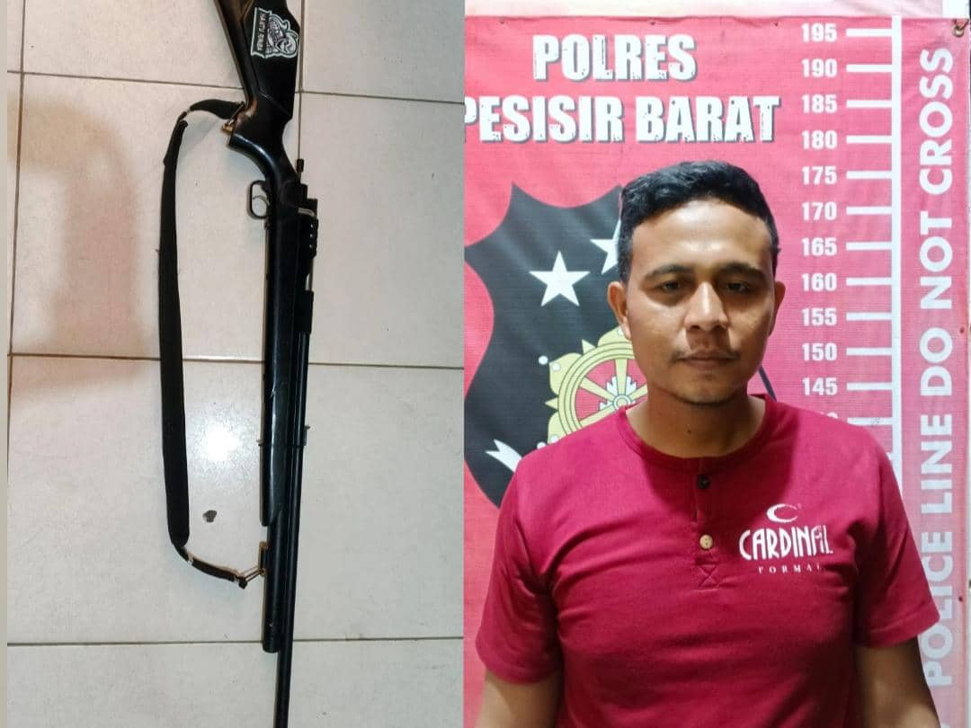Berlagak Jagoan, Pria Pesibar Ditembak Tetangga Pakai Senapan Angin