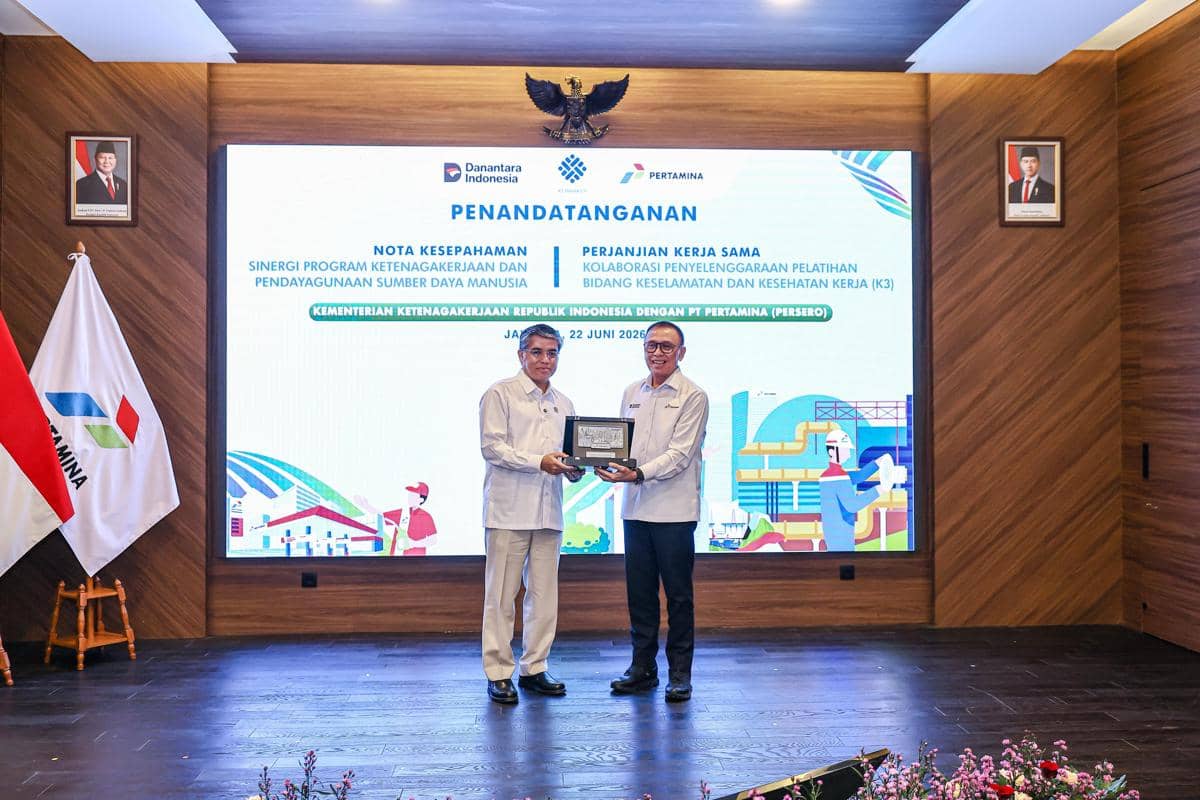 Gandeng Kemnaker, Pertamina Perkuat Kompetensi dan Keselamatan Kerja