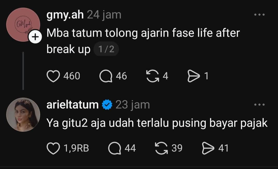 8 Unggahan Ariel Tatum Soal Politik yang Viral di Threads