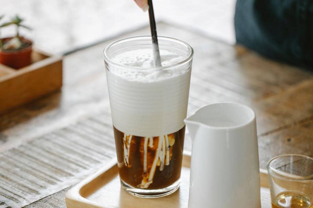 Potret salted caramel coconut iced coffee