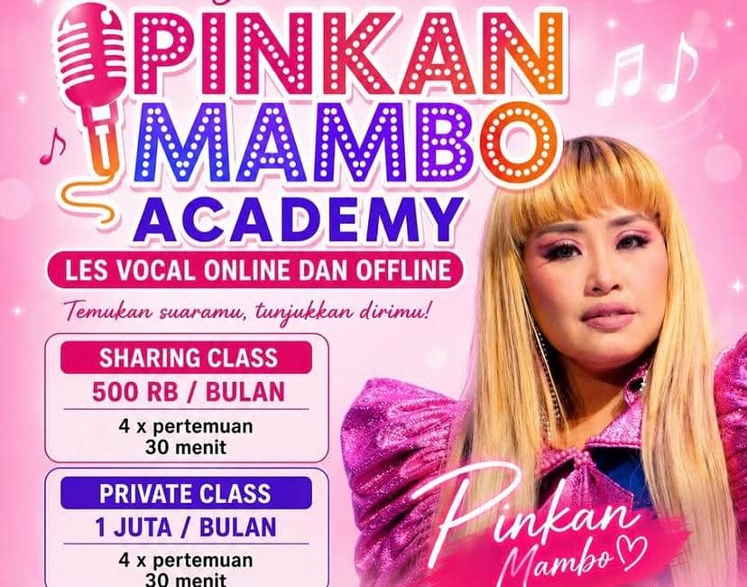 Pinkan Mambo Buka Les Vocal Mulai Rp500 Ribu Per Bulan, Minat Join?