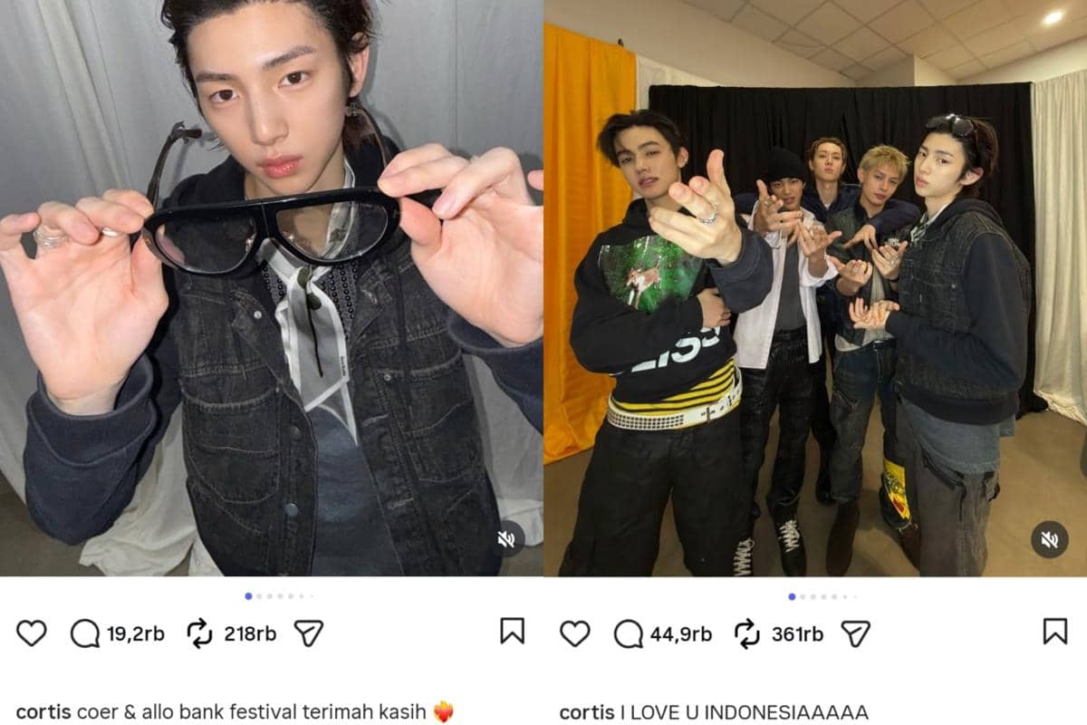 Unggahan foto CORTIS pas di Allo Bank Festival 2026