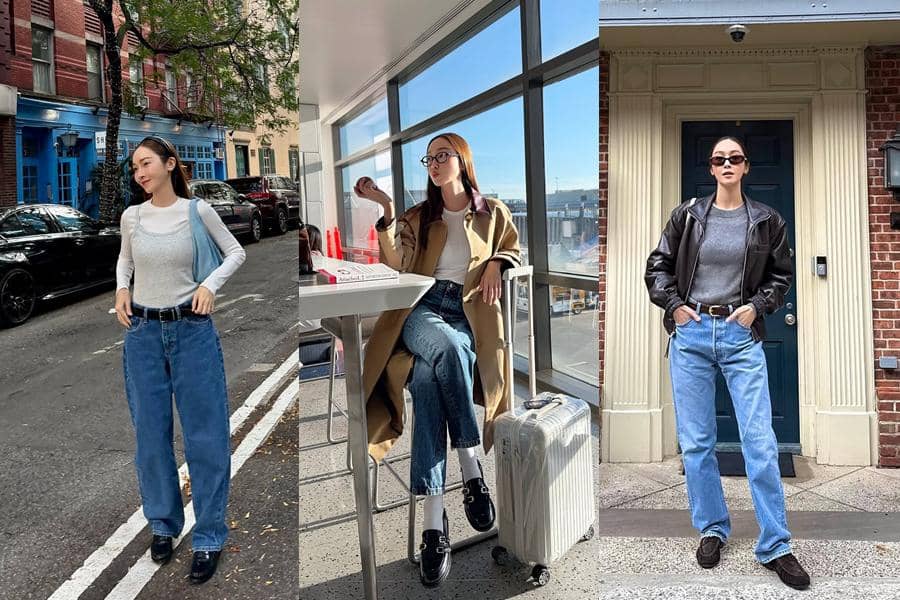 9 Styling Celana Jeans Terkini ala Jessica Jung, Gaya Makin Level Up!
