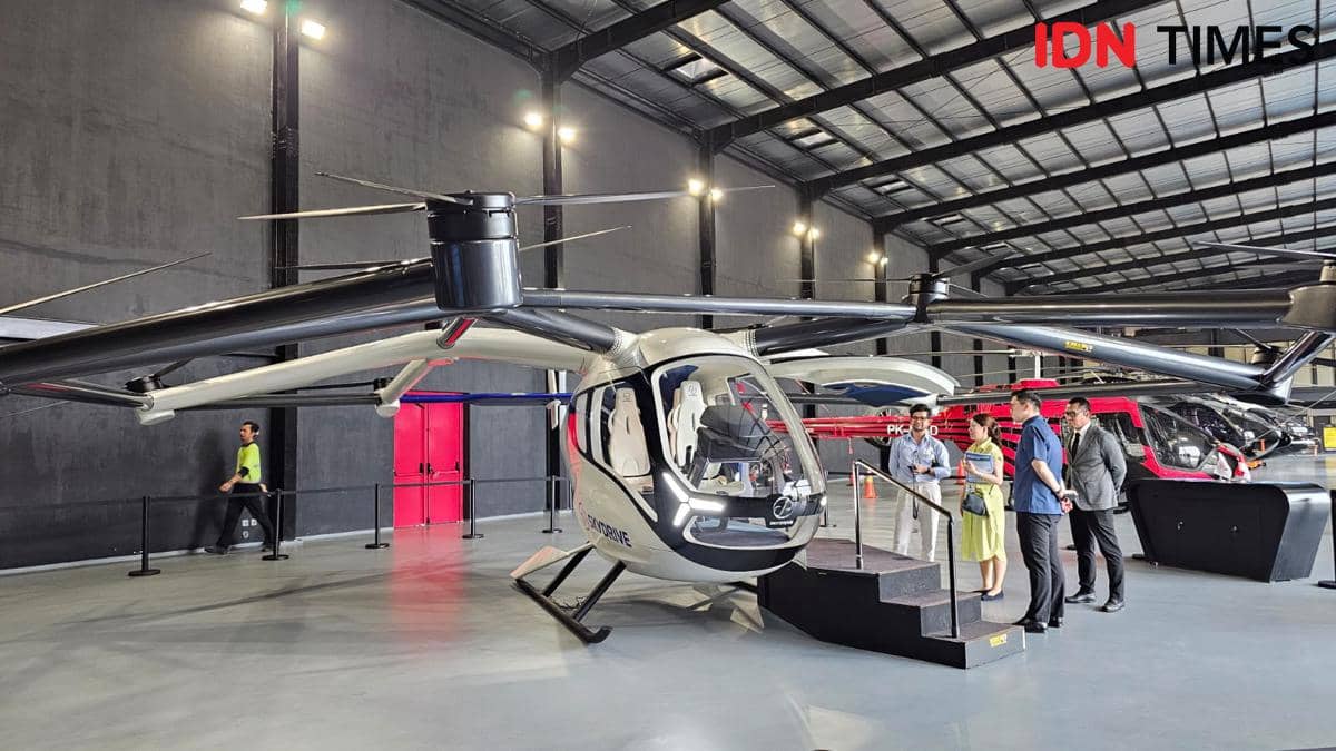Helikopter elektrik tanpa awak bisa jadi solusi bawa logistik ke daerah 3T