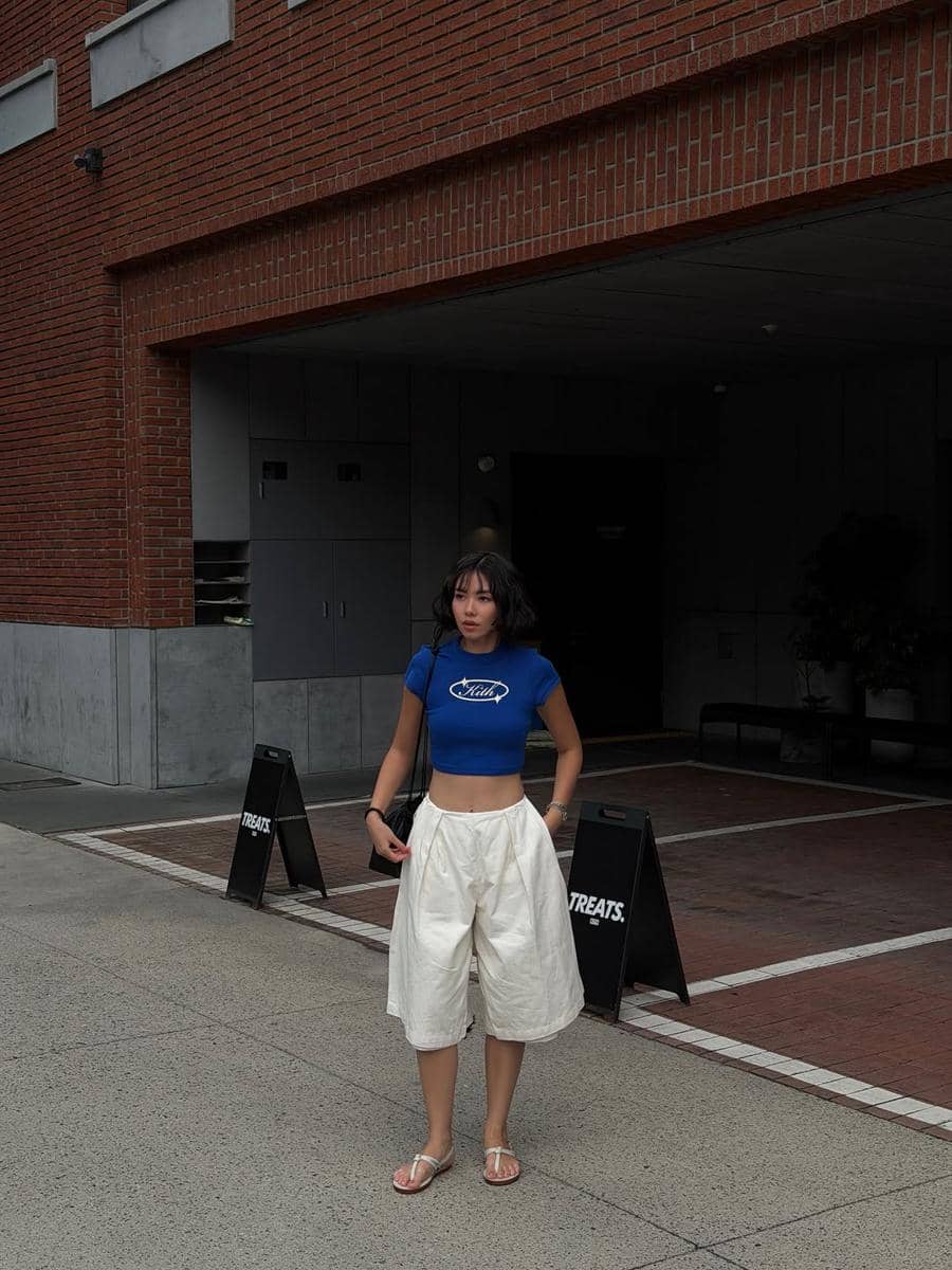 inspirasi outfit casual chic ala Olivia Lazuardy
