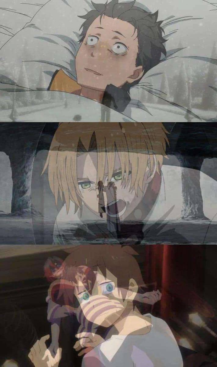 meme anime tentang penderitaan