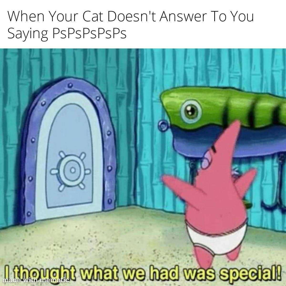 meme SpongeBob tentang pengkhianatan