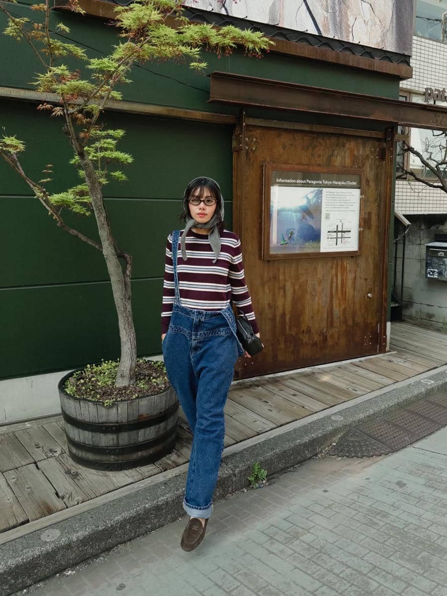 inspirasi outfit casual chic ala Olivia Lazuardy