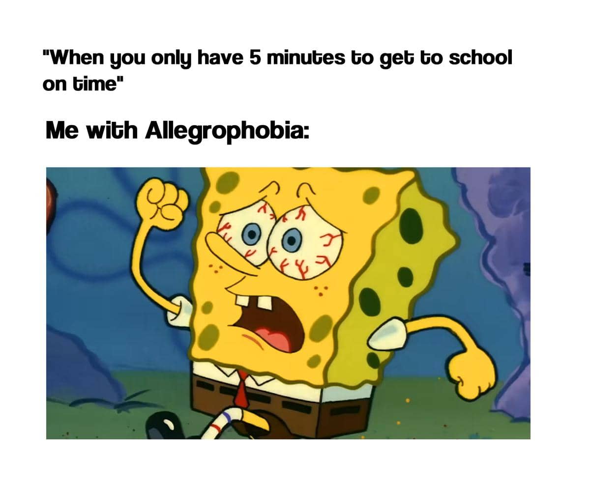 meme kartun tentang terlambat ke sekolah