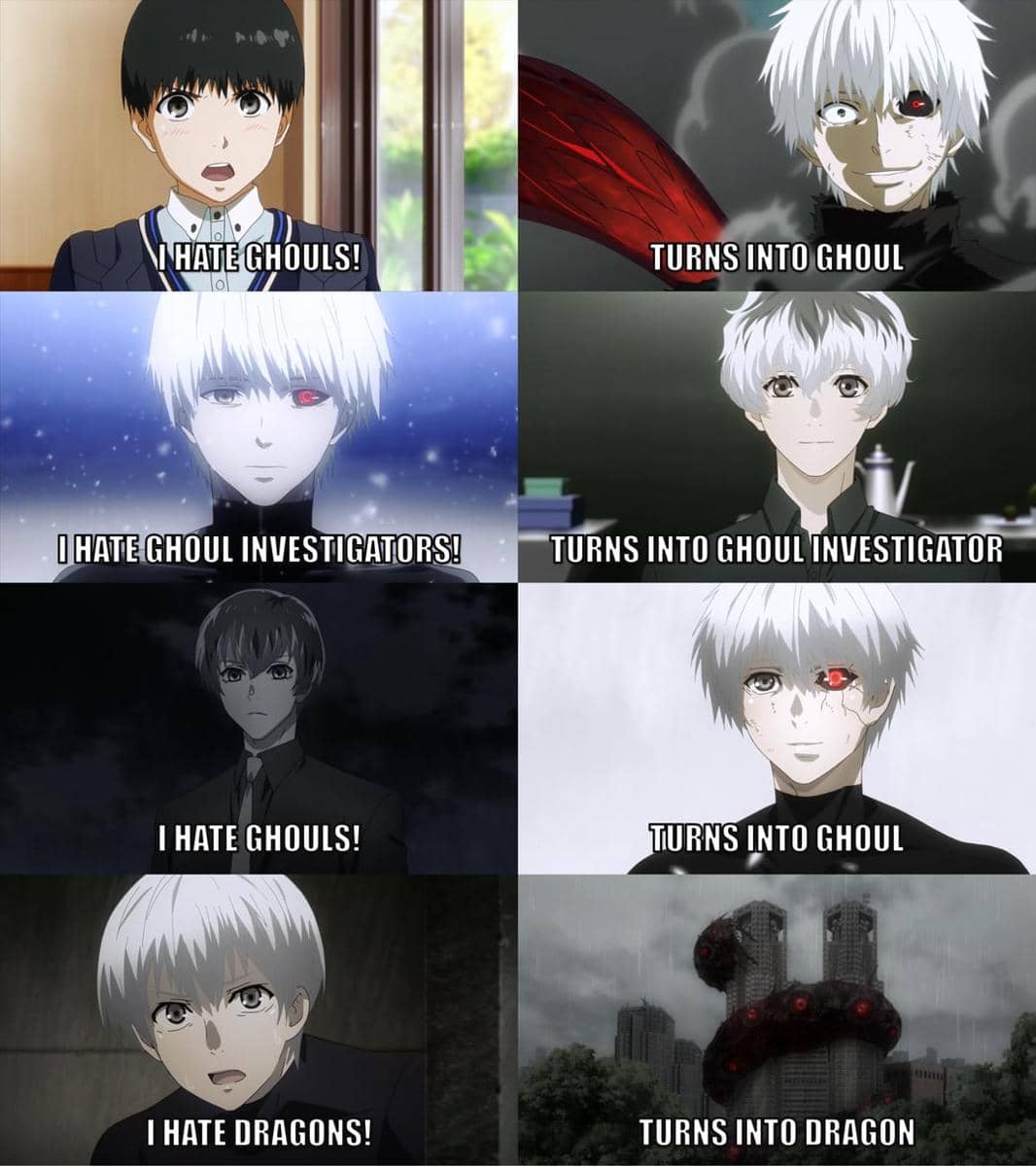 meme anime tentang penderitaan