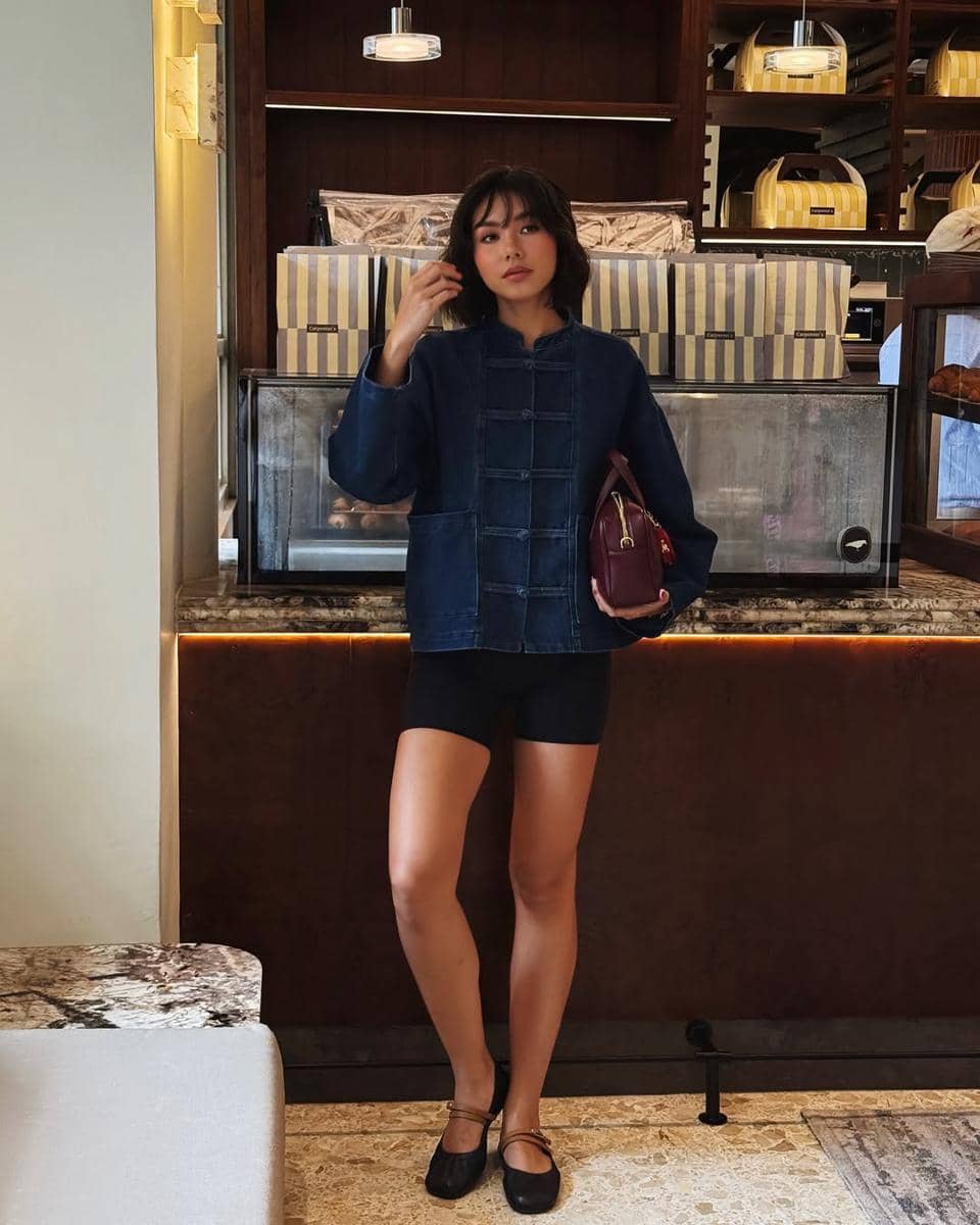 inspirasi outfit casual chic ala Olivia Lazuardy