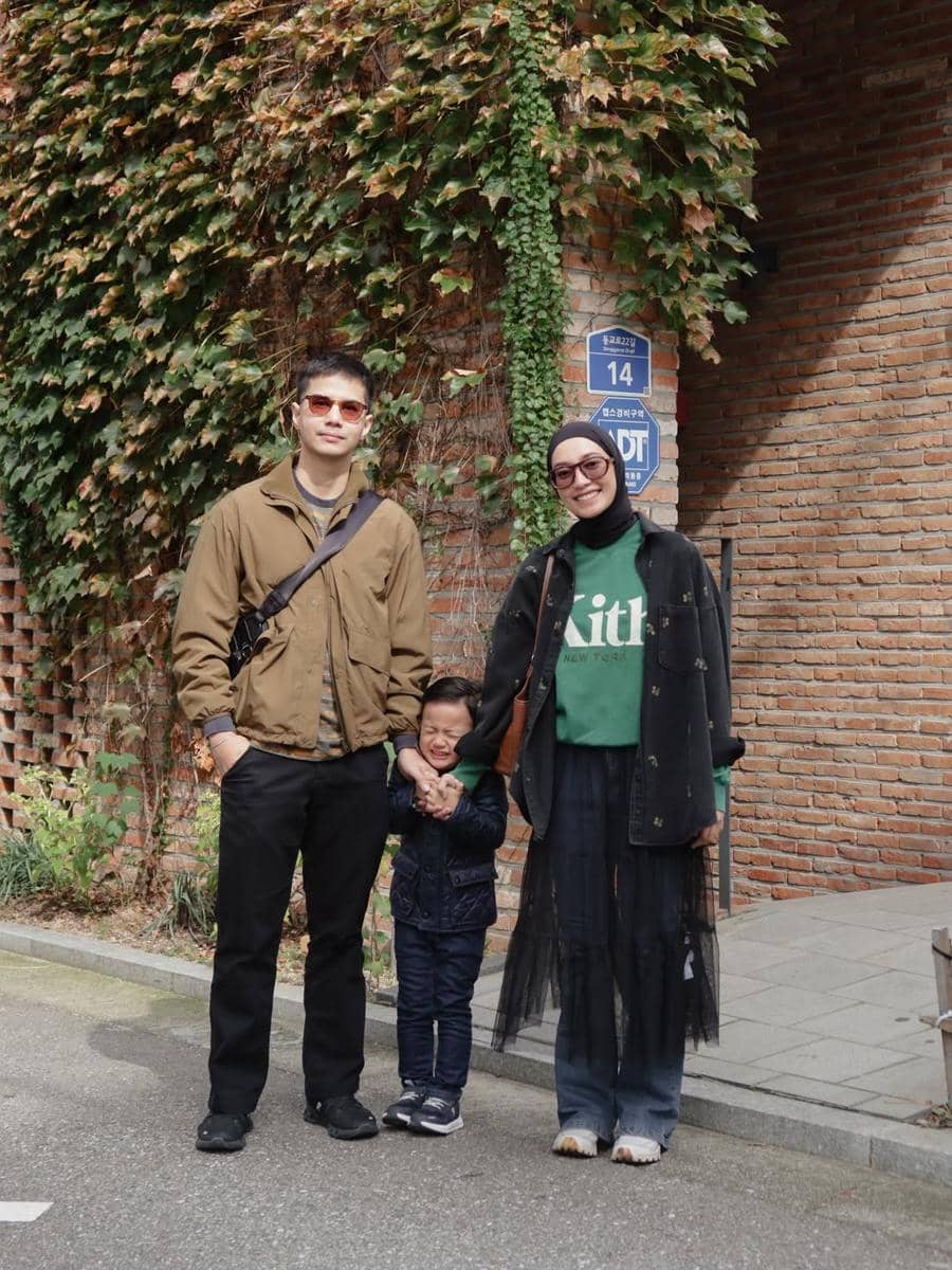 OOTD Traveling Family ala Mega Iskanti