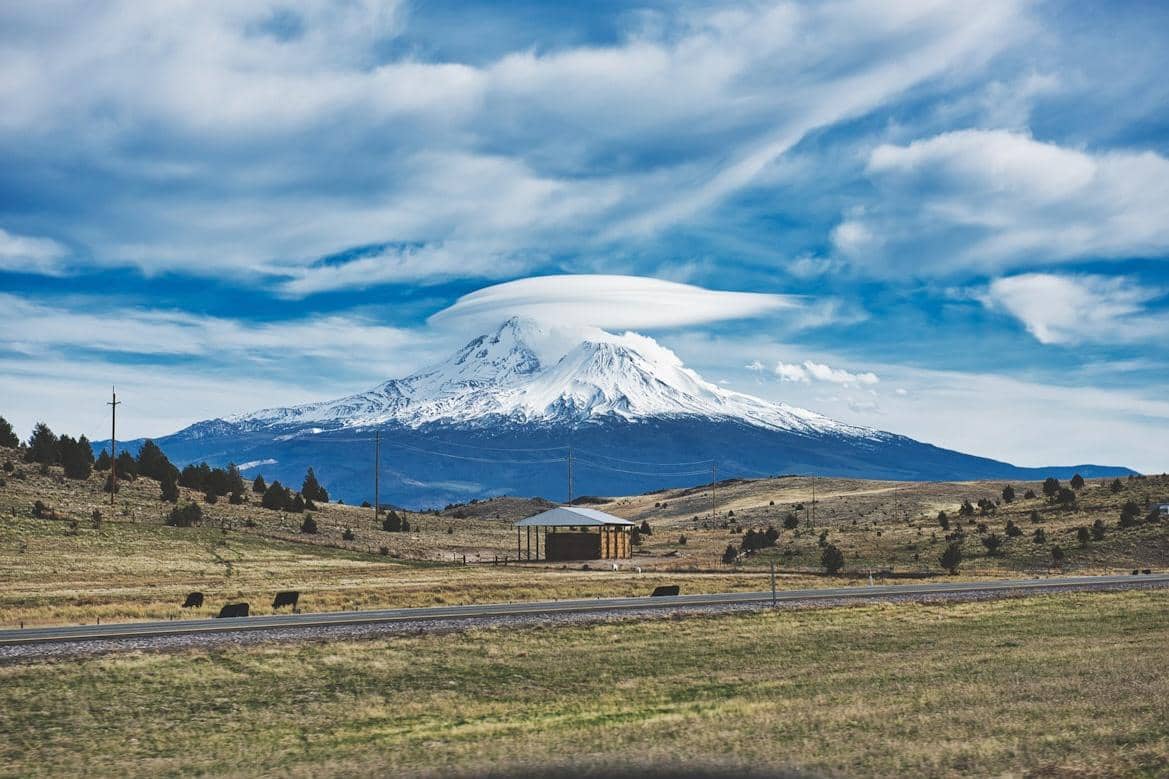 Gunung Shasta.