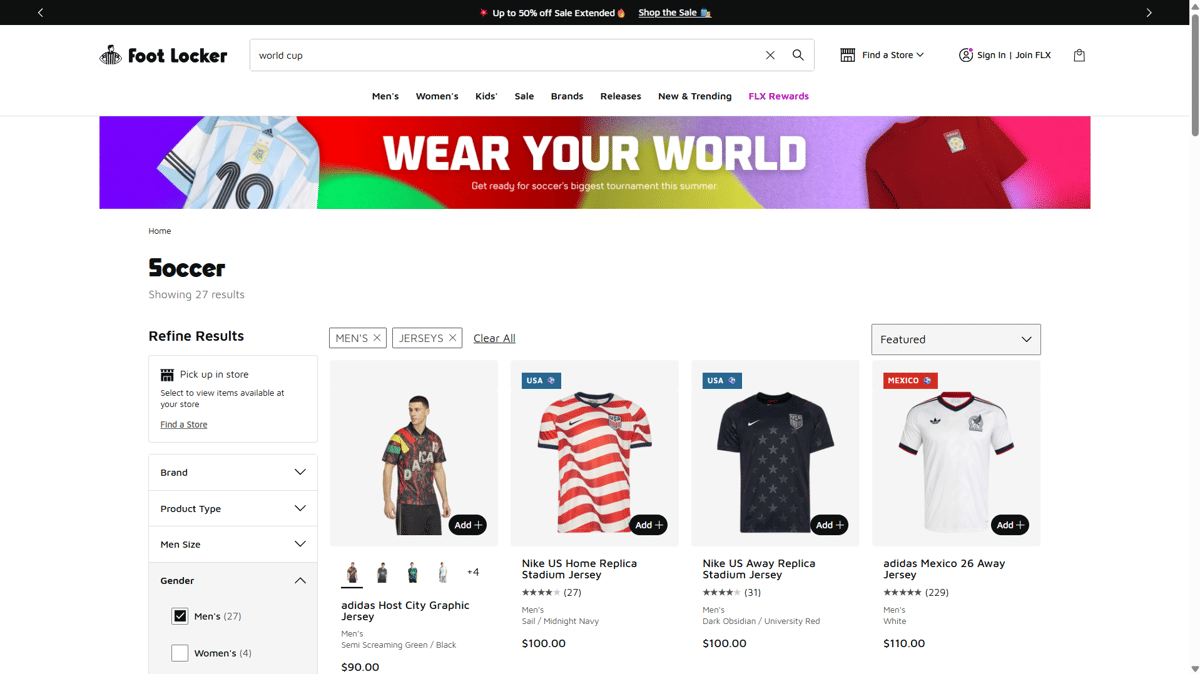toko resmi yang jual jersey Piala Dunia 2026