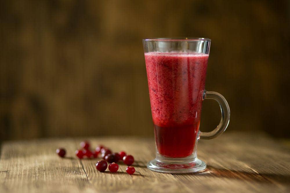 ilustrasi jus cranberry