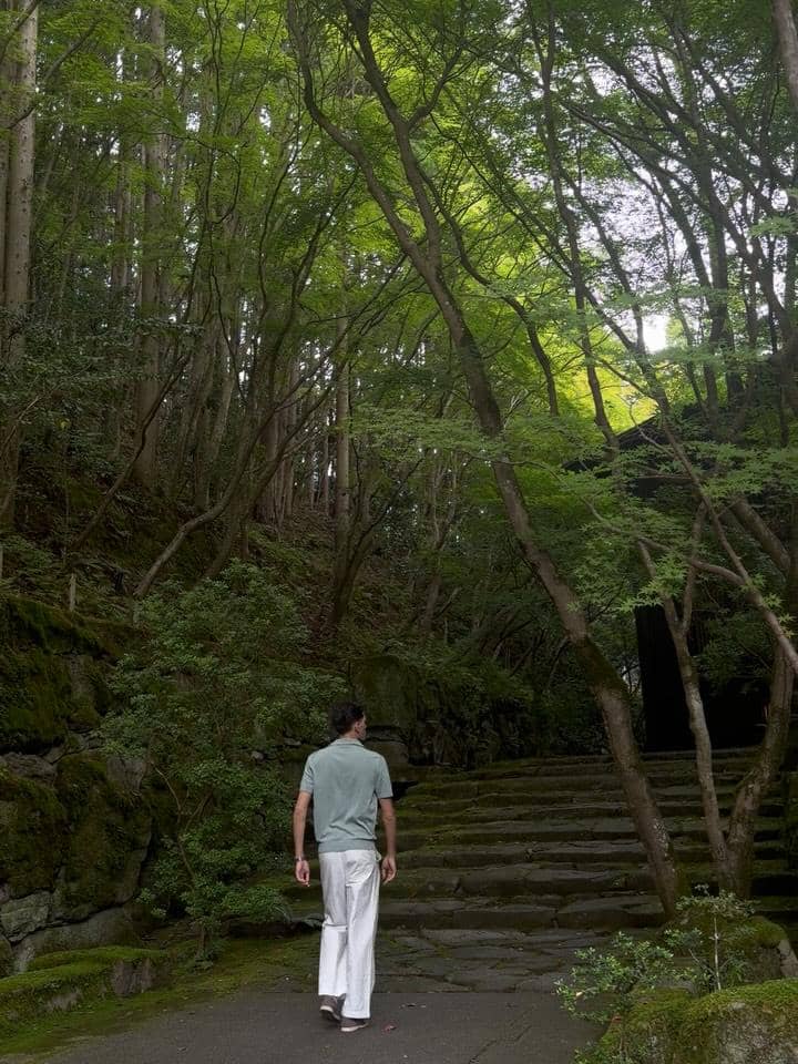 Jennifer Coppen dan suami bulan madu di Kyoto