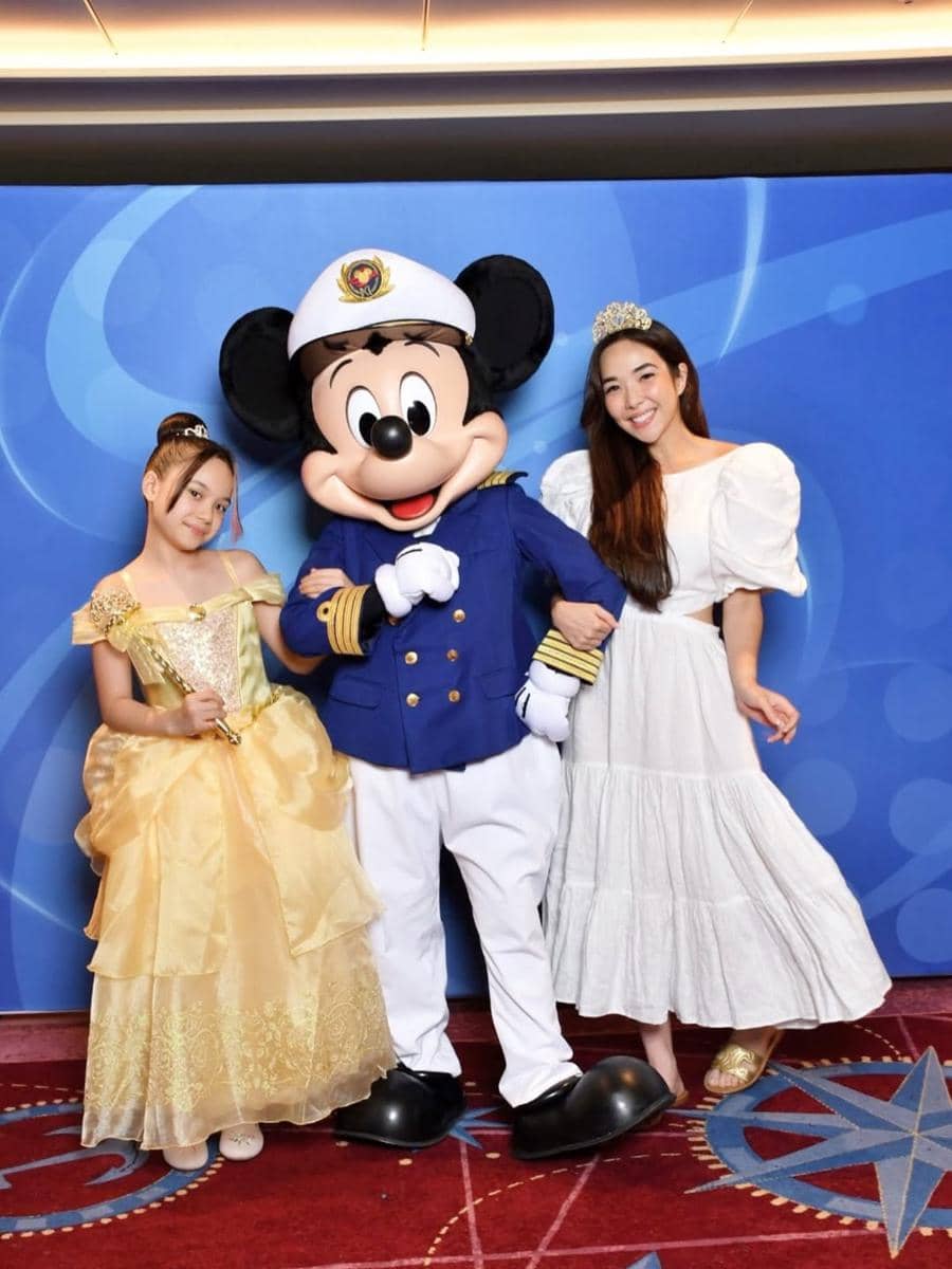 OOTD Gempi dan Gisel di Disney Cruise (instagram.com/gisel_la)