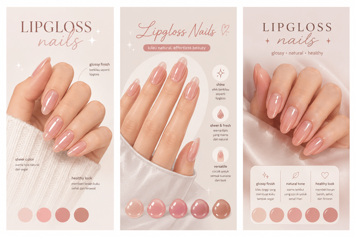 Apa Itu Lip Gloss Nails? Pengertian dan Cara Membuatnya di Rumah
