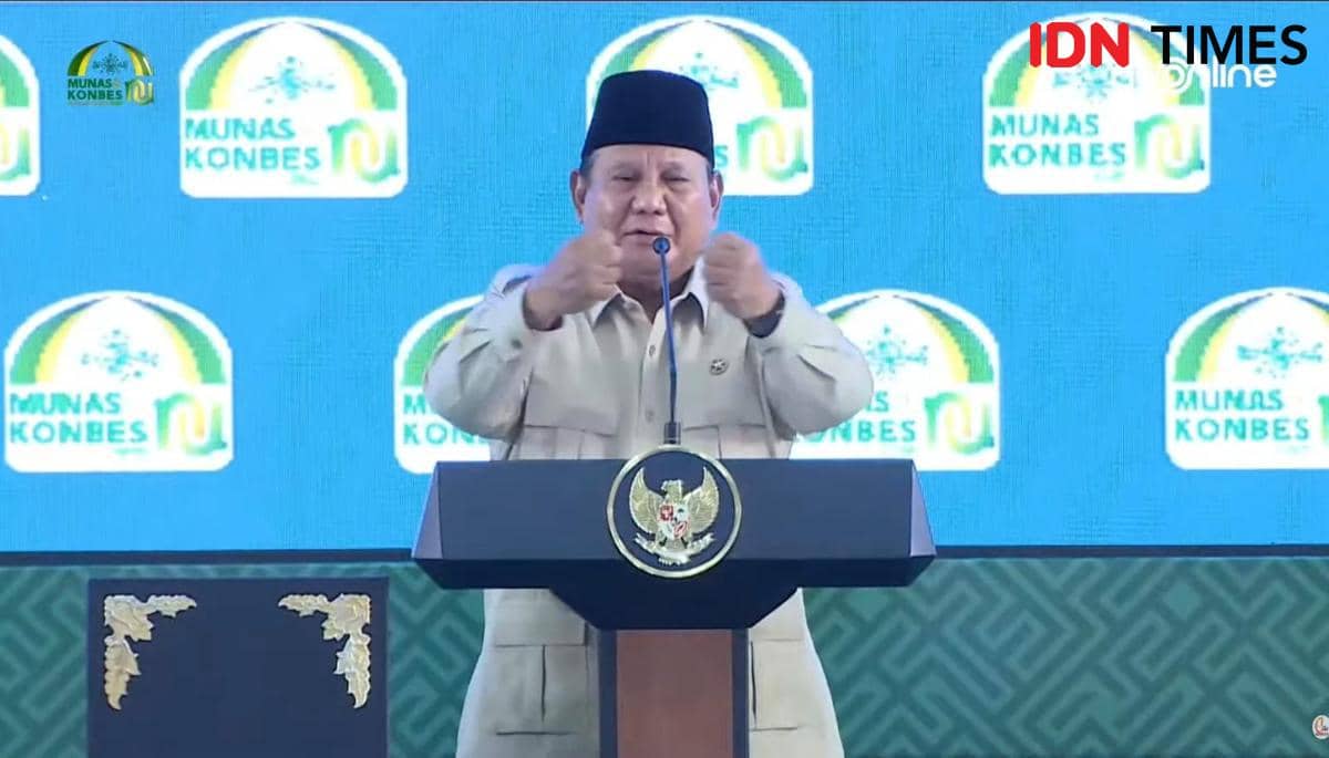 Prabowo: Di Sini Patuh Sama Kiai, Kalau di Istana Kiai Patuh Sama Saya