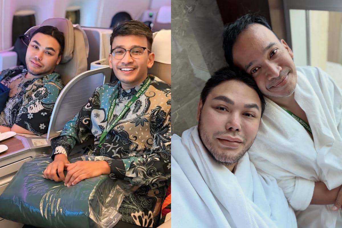 7 Momen Ruben Onsu dan Ivan Gunawan Berangkat Umrah Bareng