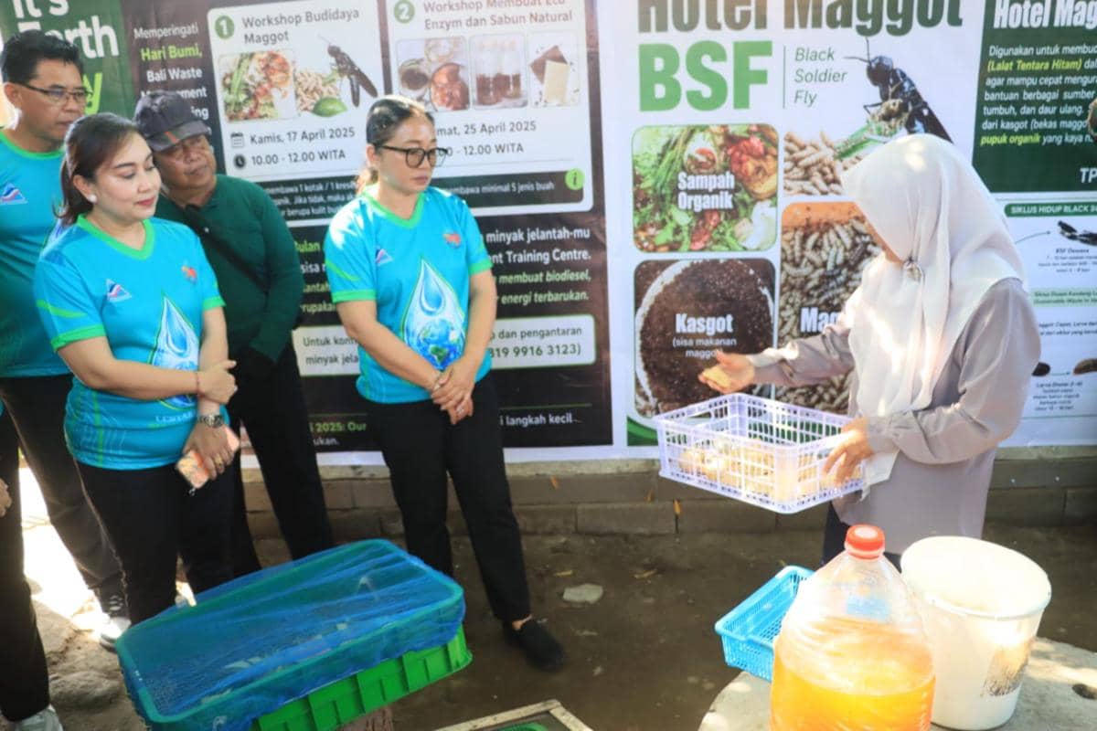 Rumah Maggot di Kampung Islam Kepaon Dapat Bantuan Rehabilitasi
