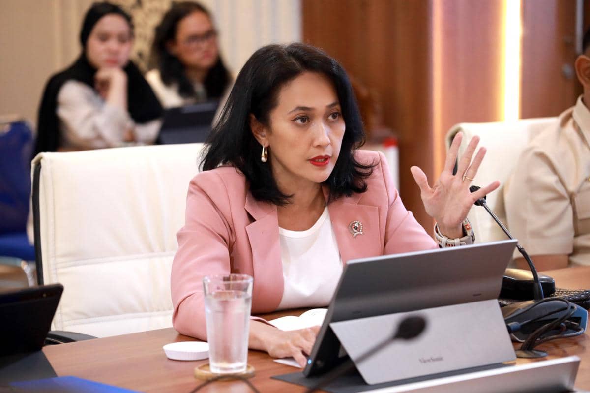 Wamen Perlindungan Pekerja Migran RI Christina Aryani menerima kunjungan Dubes Australia untuk Pemberantasan Perbudakan Modern, Penyelundupa