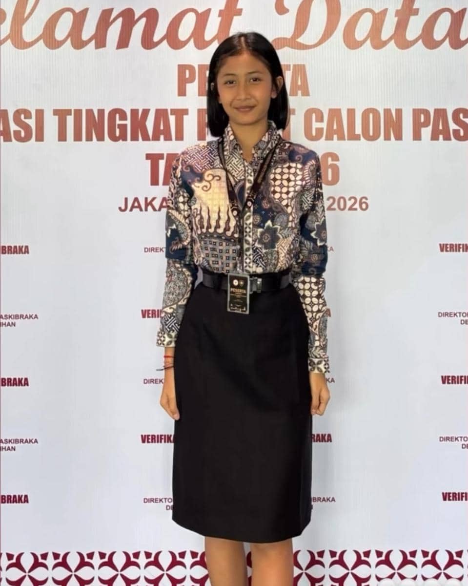 Gayatri dari Karangasem Terpilih Jadi Paskibraka Nasional 2026