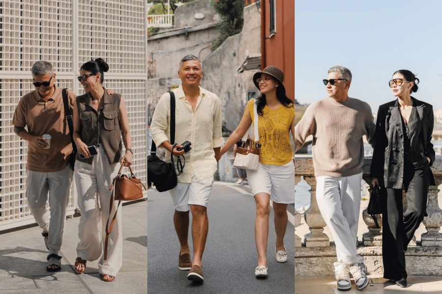 7 OOTD Couple Gading Marten dan Medina Dina yang Serasi di Tiap Momen
