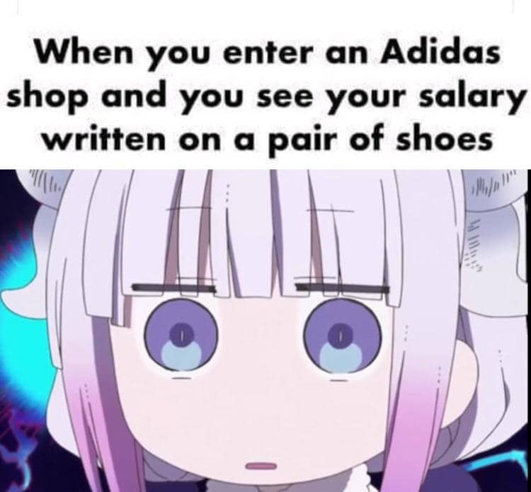 meme anime tentang sepatu