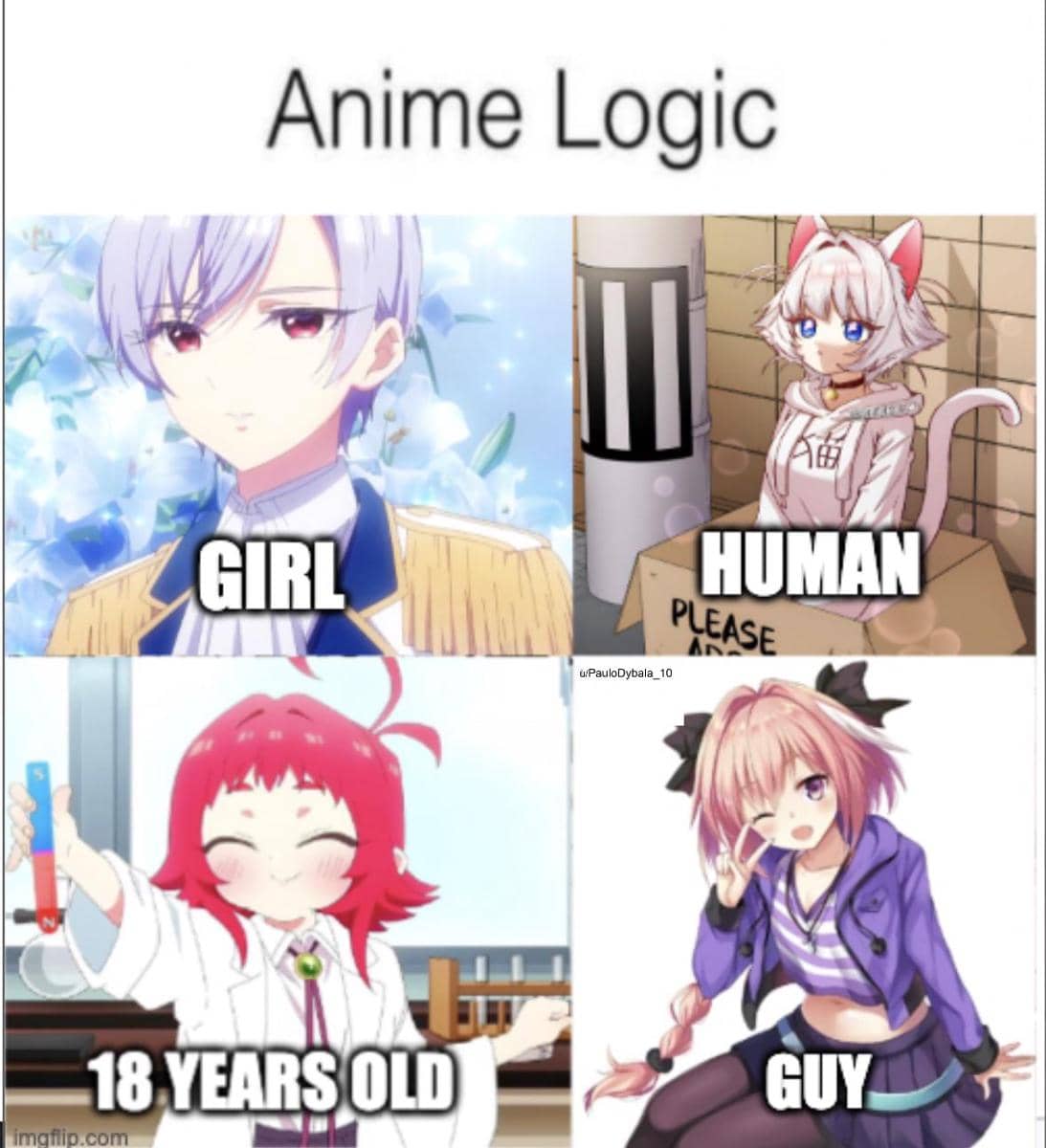 meme logika anime