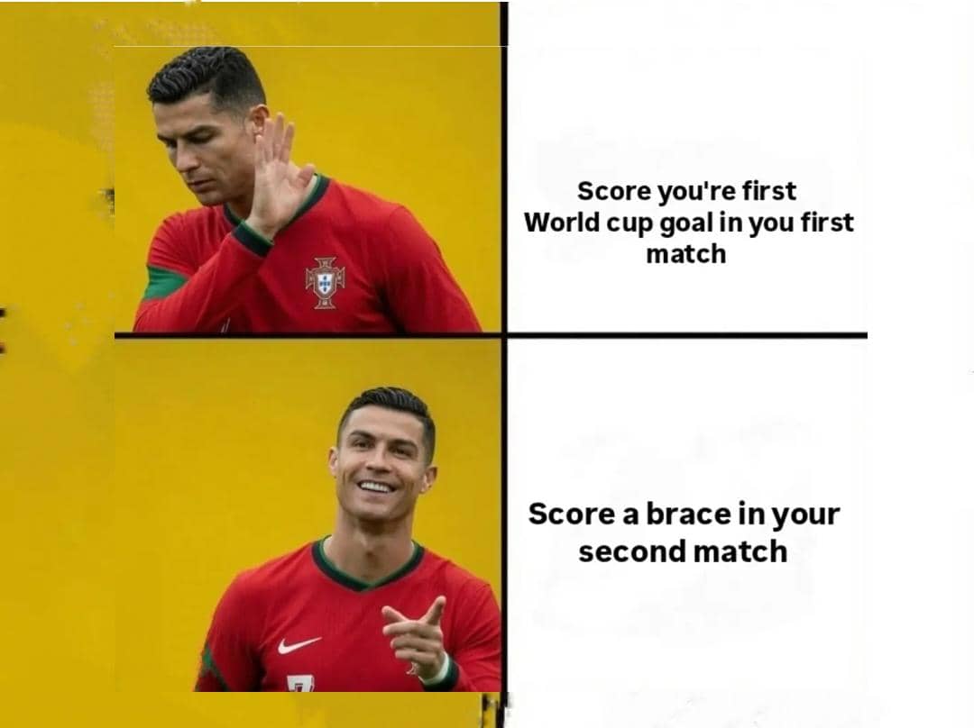 8 Meme Ronaldo Akhirnya Cetak Gol Libas Uzbekistan, The Real GOAT
