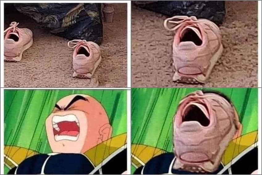 8 Meme Anime tentang Sepatu, Harga Setara Gaji Sebulan?