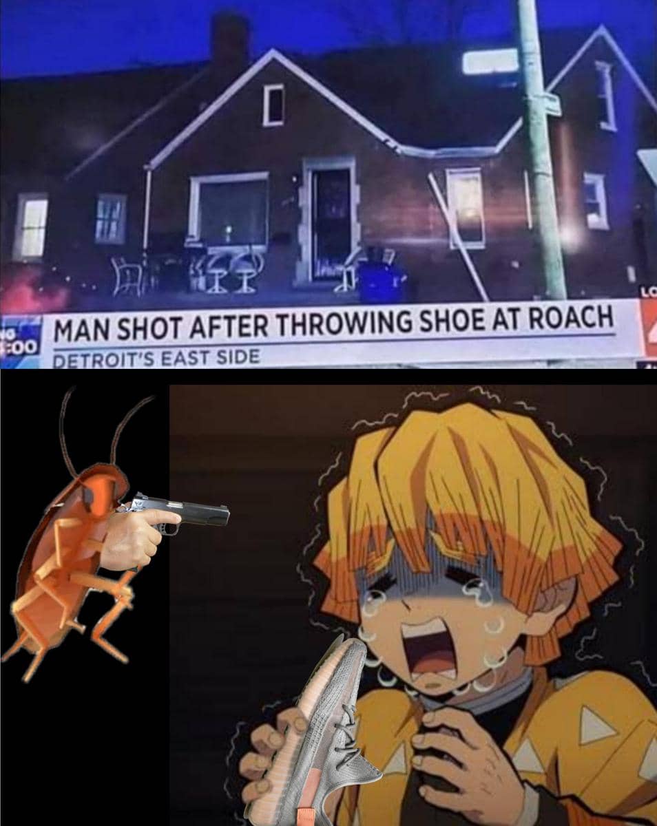 meme anime tentang sepatu