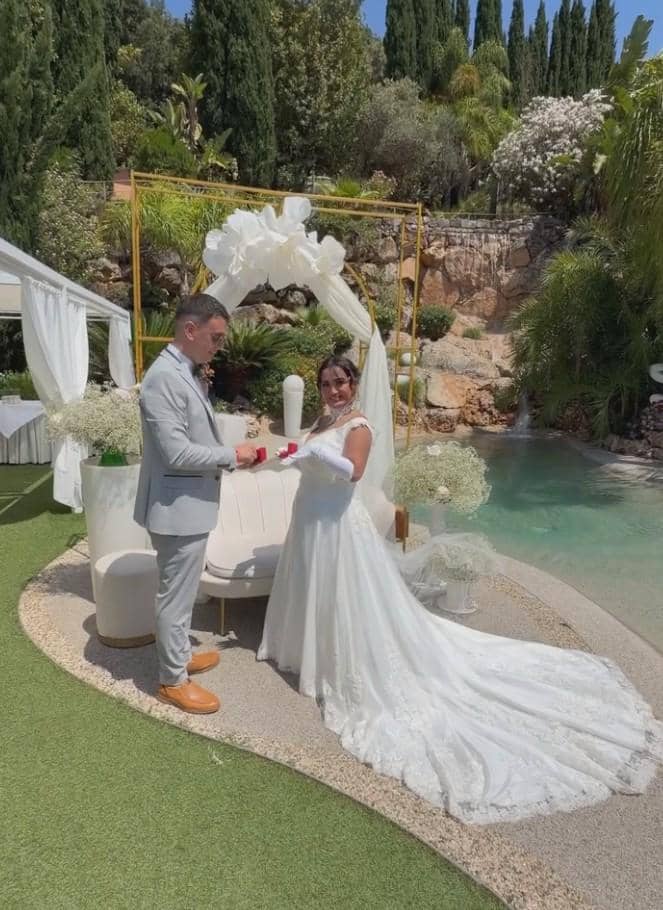 Pernikahan Lina Mukherjee dan Luca Spiteri di Italia (instagram.com/lilulinamukherjee)