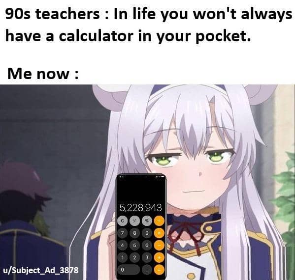 meme anime tentang tahun 90-an