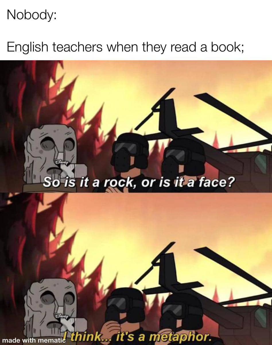 meme kartun tentang guru bahasa Inggris